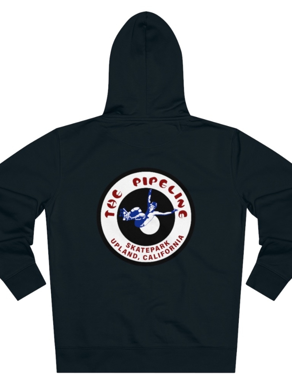 Retro 1978 PIPELINE SKATEPARK Zip Hoodie     (Skateboard hoodie)